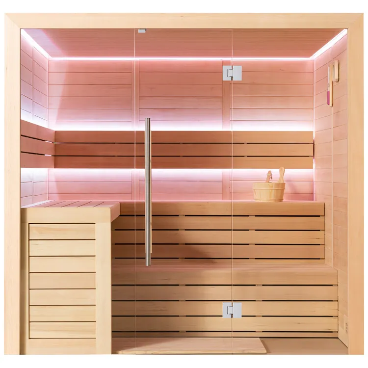 Hoofdafbeelding: Finse Sauna | Hemlock | 200x170 | Zonder kachel | LZ8XQM