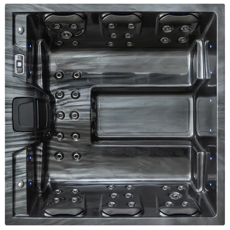 Jacuzzi | Cloudy Black | 200x200 | Eco | VOUC15 galerijafbeelding 1