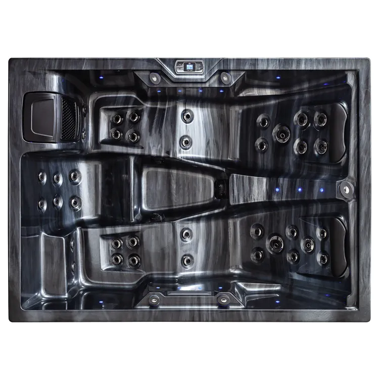 Jacuzzi | Cloudy Black | 220x160 | Eco | Z5J377 galerijafbeelding 1