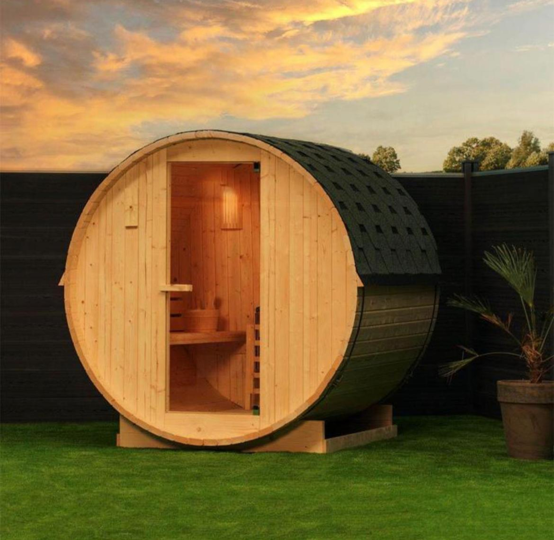 Sauna barrel Jolasty L