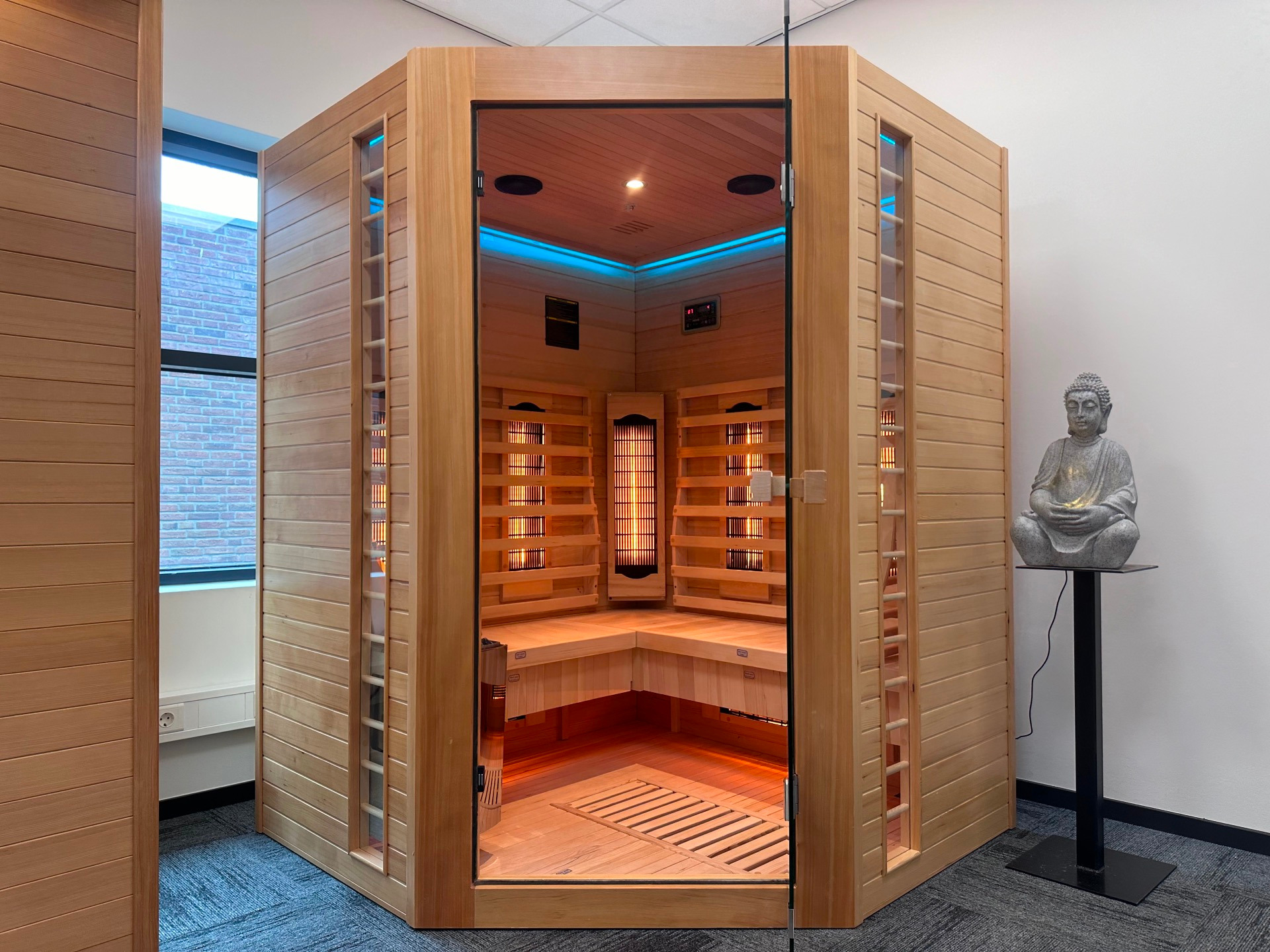 Combi (Full Spectrum) Sauna Hemlock | 150x150 | 3.5kW Vega | IRVIY