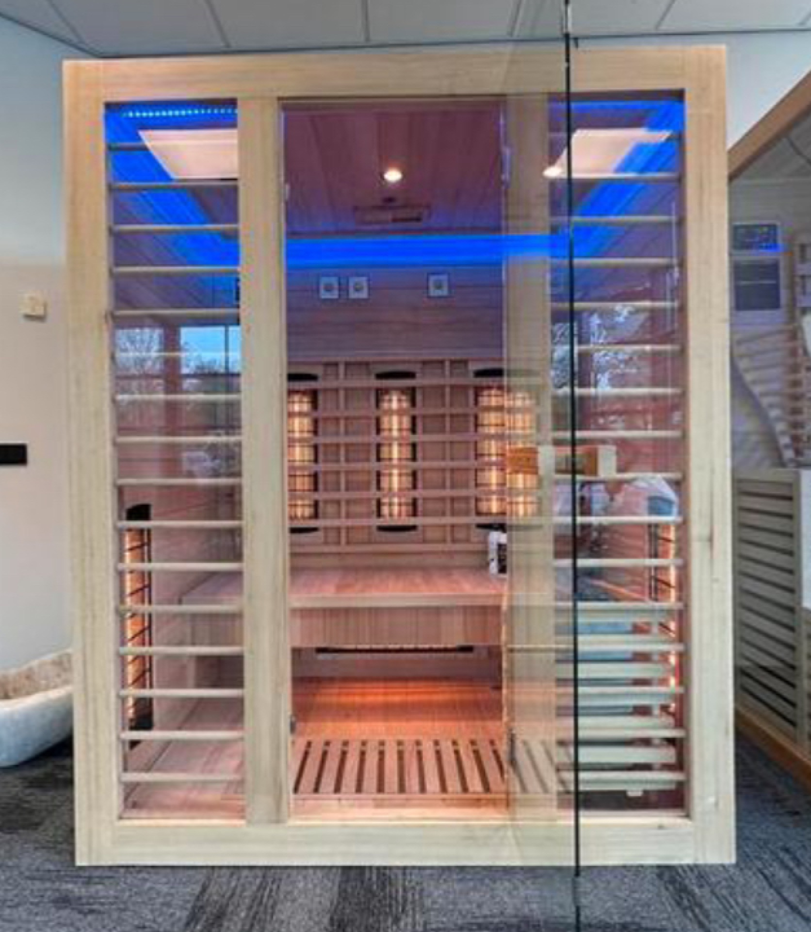 Combi (fullspectrum) Sauna Hemlock | 155x110 | 3.5kW Vega | BEIWJ