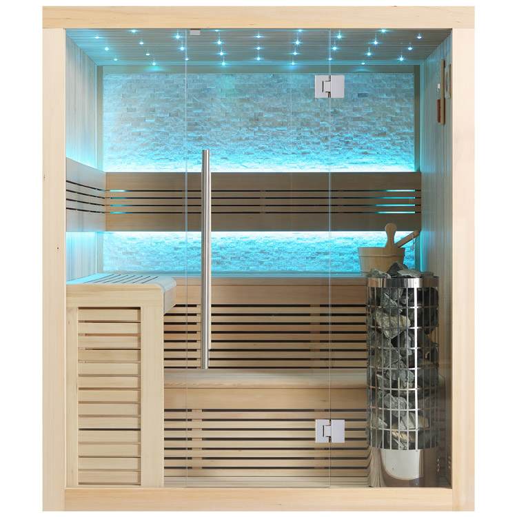 Finse Sauna | Hemlock | 180x150 | 9kW Cilindro | R6657P galerijafbeelding 3