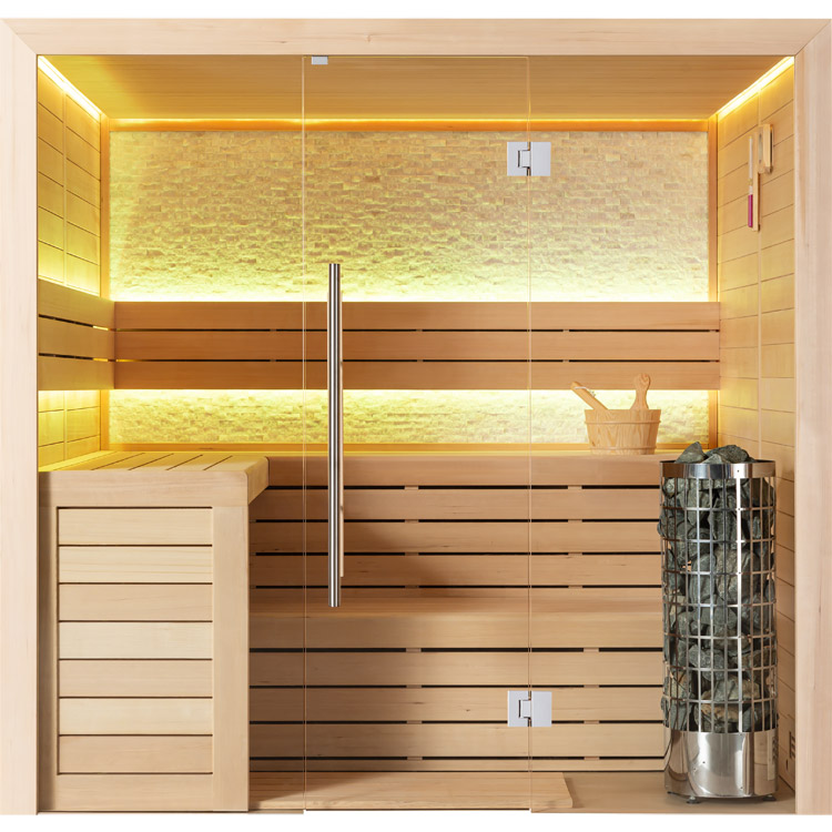 Finse Sauna | Hemlock | 180x160 | 9kW Cilindro | R6157P galerijafbeelding 2
