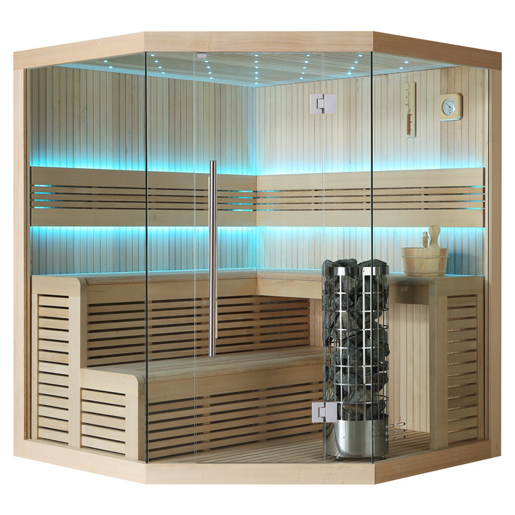 Finse Sauna | Hemlock | 180x180 | 9kW Cilindro | R6666P galerijafbeelding 2