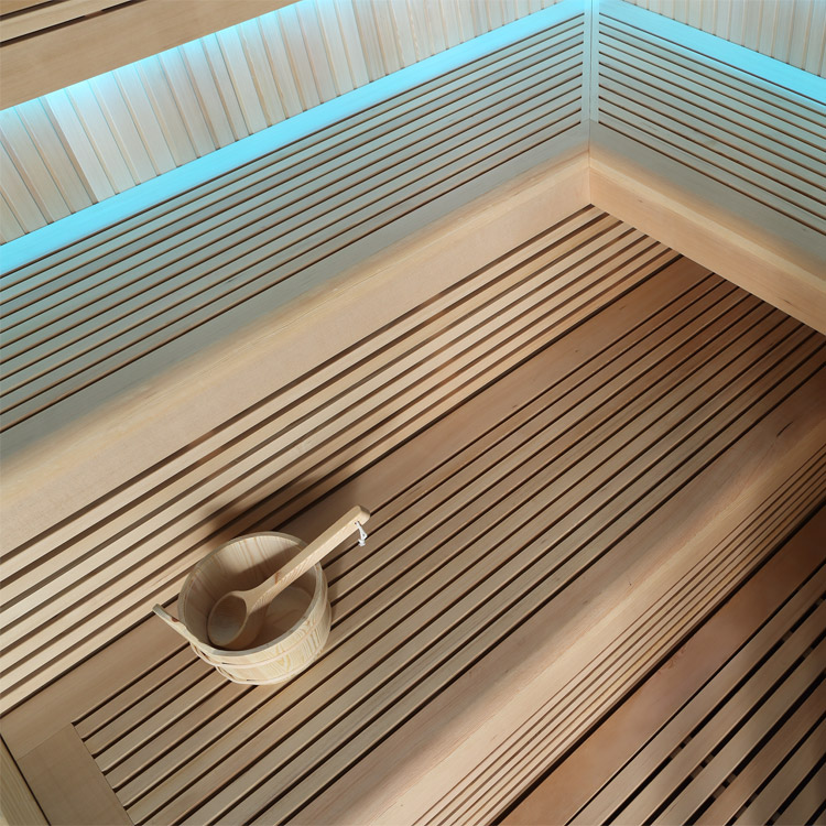 Finse Sauna | Hemlock | 180x180 | 9kW Cilindro | R6666P galerijafbeelding 6