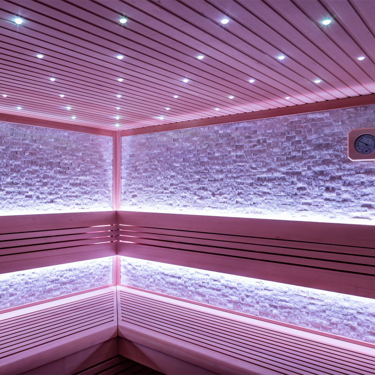 Finse Sauna | Hemlock | 180x180 | 9kW Virta Bi-O | O6656P galerijafbeelding 18