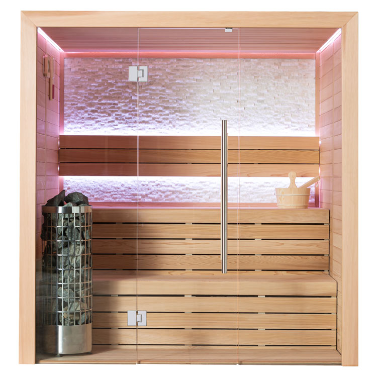 Hoofdafbeelding: Finse Sauna | Red cedar | 160x150 | 6.8kW Cilindro | R6159P2