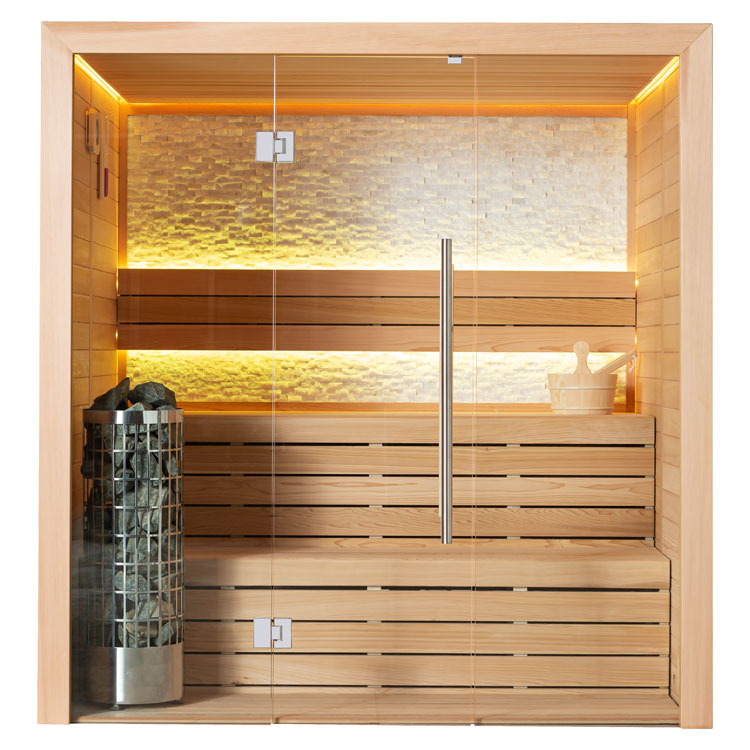 Finse Sauna | Red cedar | 160x150 | 6.8kW Cilindro | R6159P2 galerijafbeelding 11