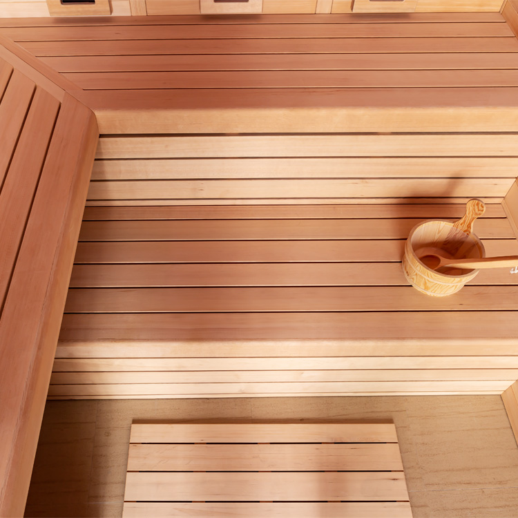 Combi Sauna | Hemlock | 180x170 | 9kW Cilindro | R6167P2 galerijafbeelding 14