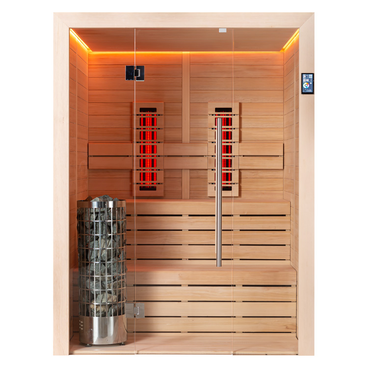Combi Sauna | Hemlock | 160x150 | 6.8kW Cilindro | R6169P2 galerijafbeelding 10