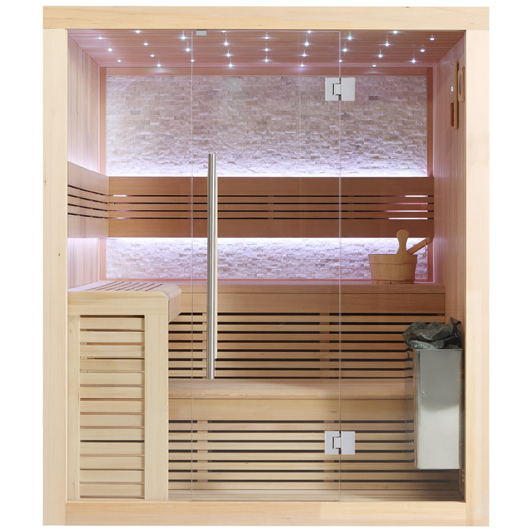 Finse Sauna | Hemlock | 180x150 | 9kW TheWall Bi-O | O6657P galerijafbeelding 2