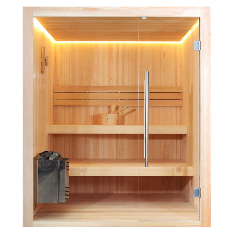 Finse Sauna | Dennen | 180x180 | 9kW Viking Bi-O | O6357 galerijafbeelding 8