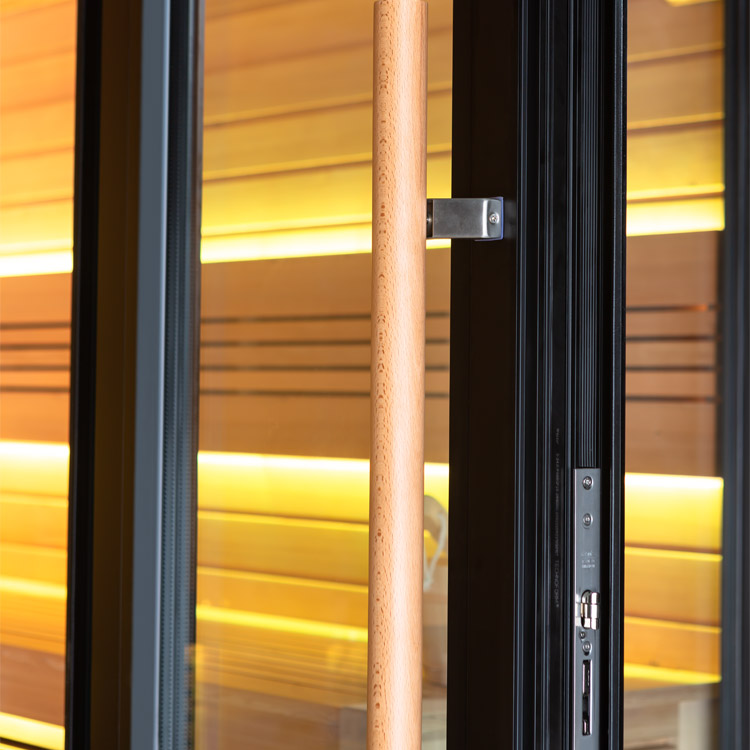 Finse Sauna | Hemlock | 250x250 | 9kW Cilindro | HAXABJA6 galerijafbeelding 5