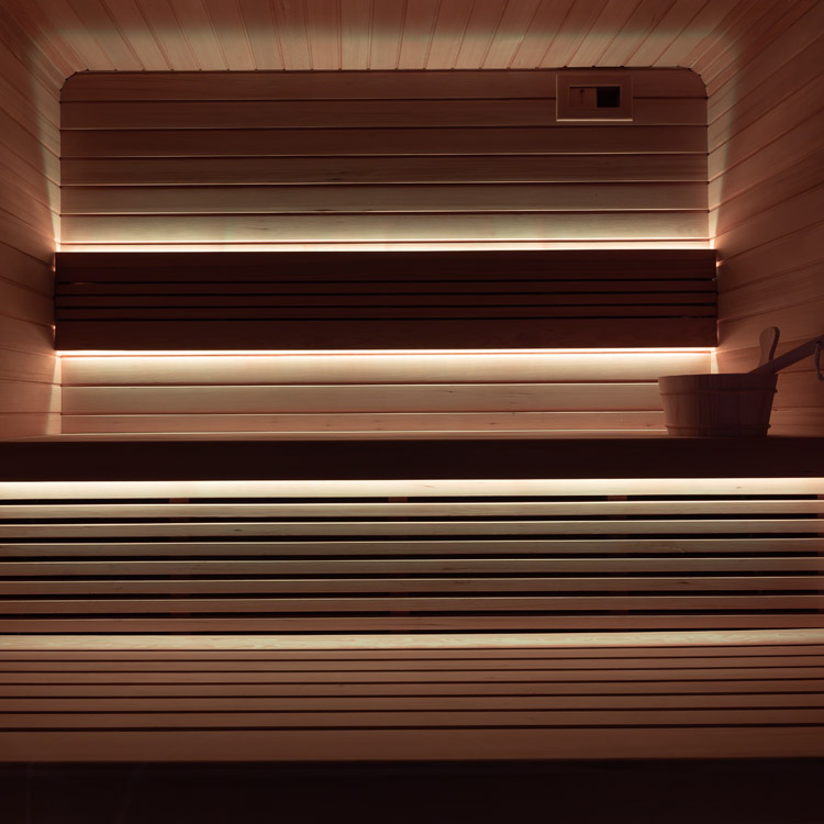 Finse Sauna | Hemlock | 250x250 | 9kW Cilindro | HAXABJA7 galerijafbeelding 8
