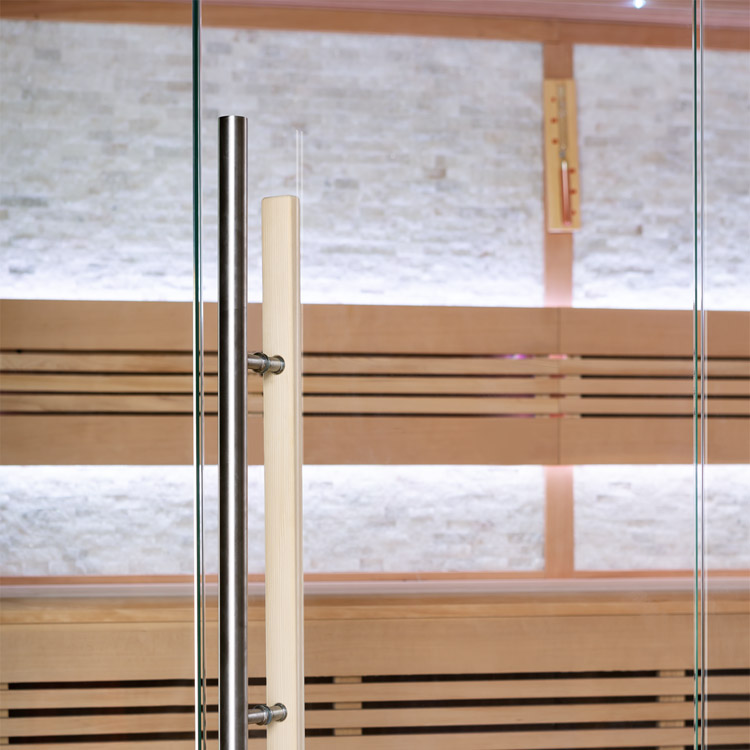 Finse Sauna | Hemlock | 250x250 | 9kW Virta | R6656 galerijafbeelding 19