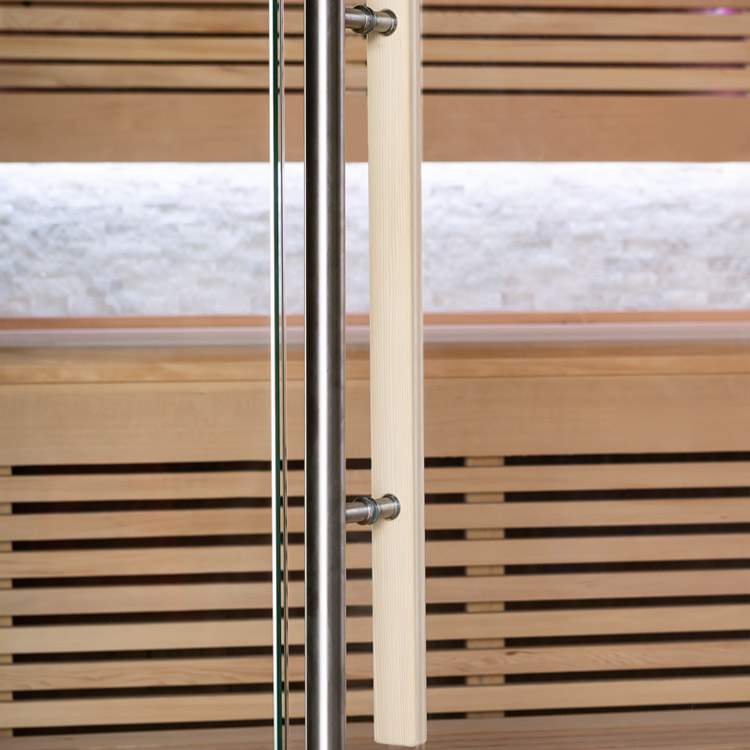 Finse Sauna | Hemlock | 220x220 | 9kW Virta | R6656N galerijafbeelding 19