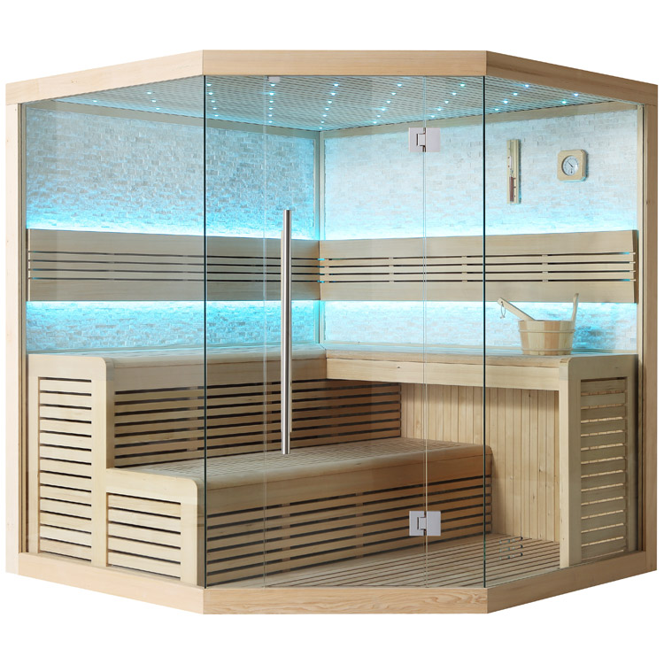 Finse Sauna | Hemlock | 220x220 | Zonder saunakachel | R6656N2 galerijafbeelding 3
