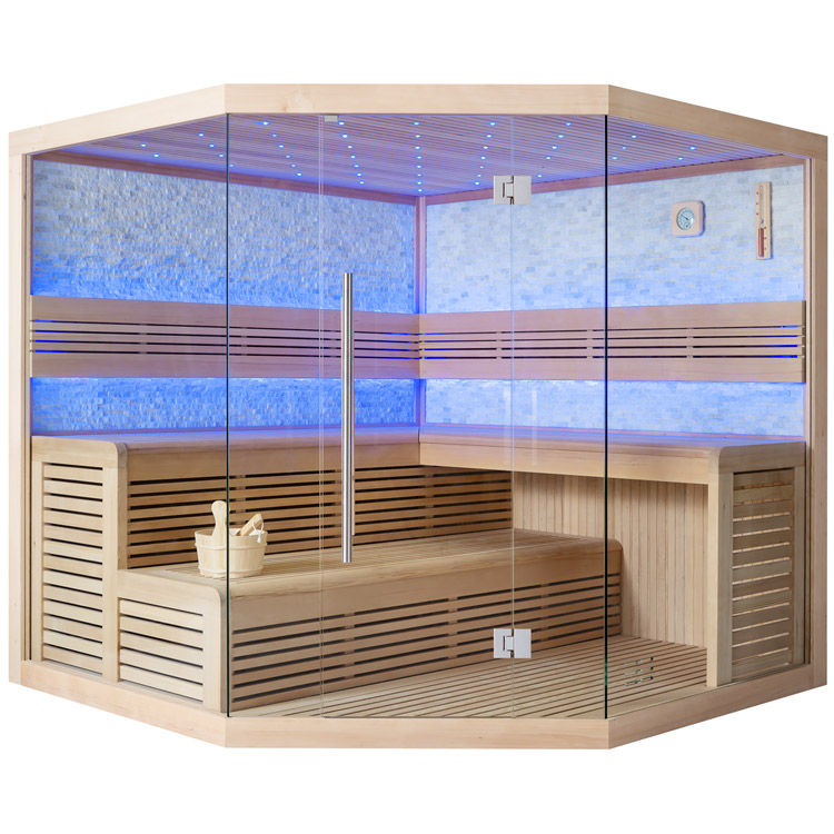 Finse Sauna | Hemlock | 220x220 | Zonder saunakachel | R6656N3 galerijafbeelding 2