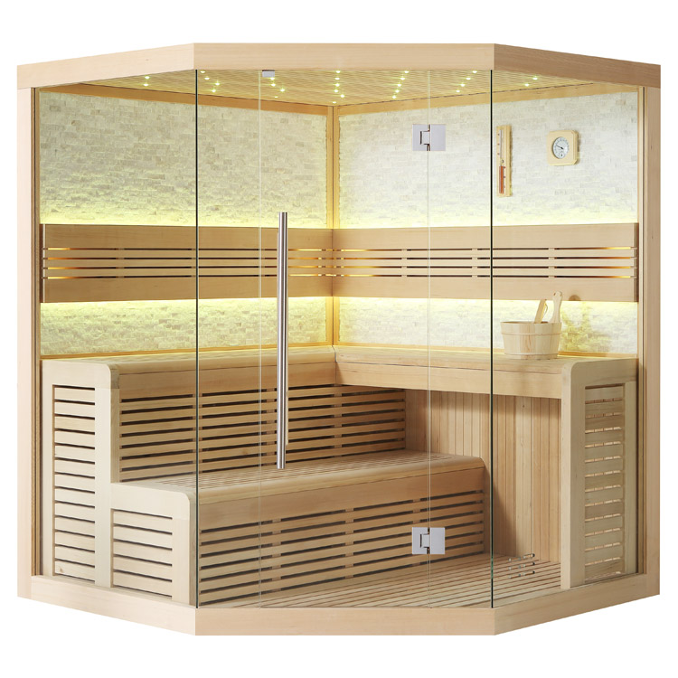 Finse Sauna | Hemlock | 200x200 | Zonder saunakachel | R6656O2 galerijafbeelding 10