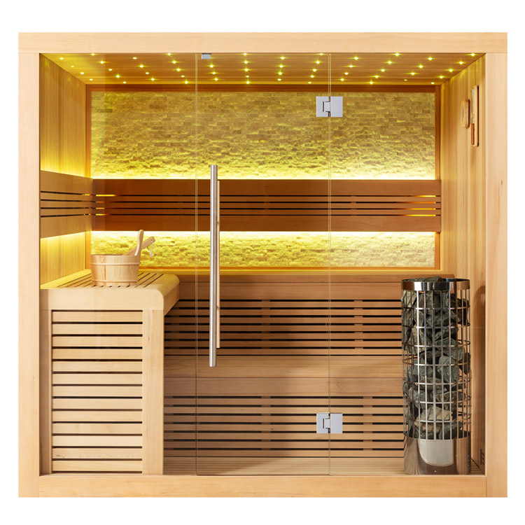 Finse Sauna | Hemlock | 220x200 | 9kW Cilindro | R6657N galerijafbeelding 10