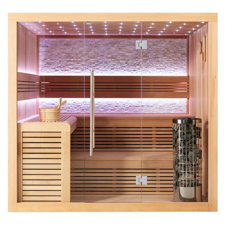 Finse Sauna | Hemlock | 220x200 | 9kW Cilindro | R6657N galerijafbeelding 12