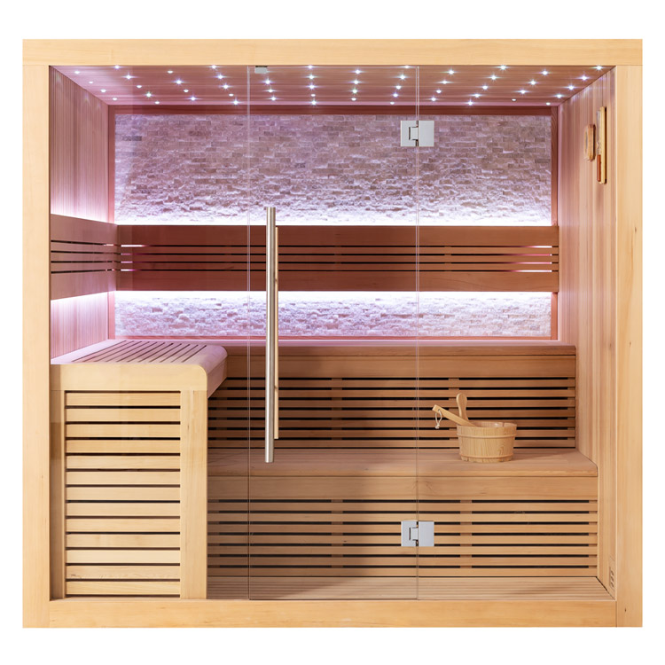 Finse Sauna | Hemlock | 220x200 | Zonder saunakachel | R6657N2 galerijafbeelding 11
