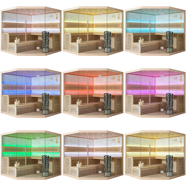 Finse Sauna | Hemlock | 200x170 | 9kW Virta | R6657O1 galerijafbeelding 4