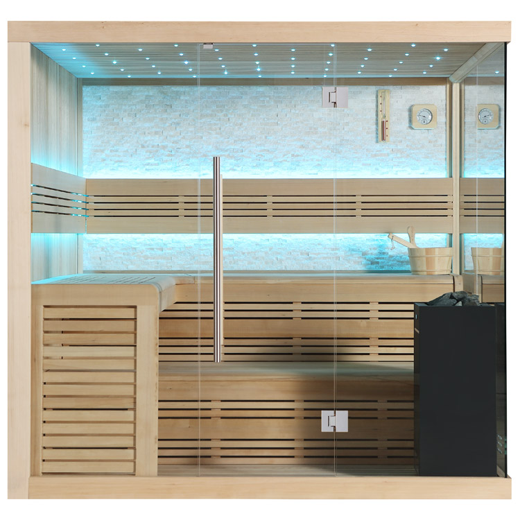 Finse Sauna | Hemlock | 220x200 | 9kW Virta | R6650N1 galerijafbeelding 7