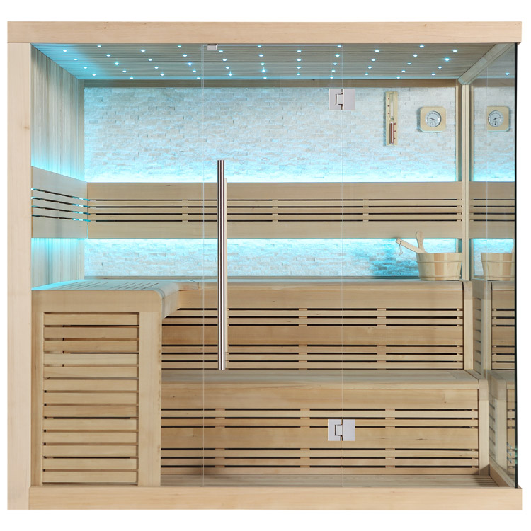 Finse Sauna | Hemlock | 220x200 | Zonder saunakachel | R6650N2 galerijafbeelding 10