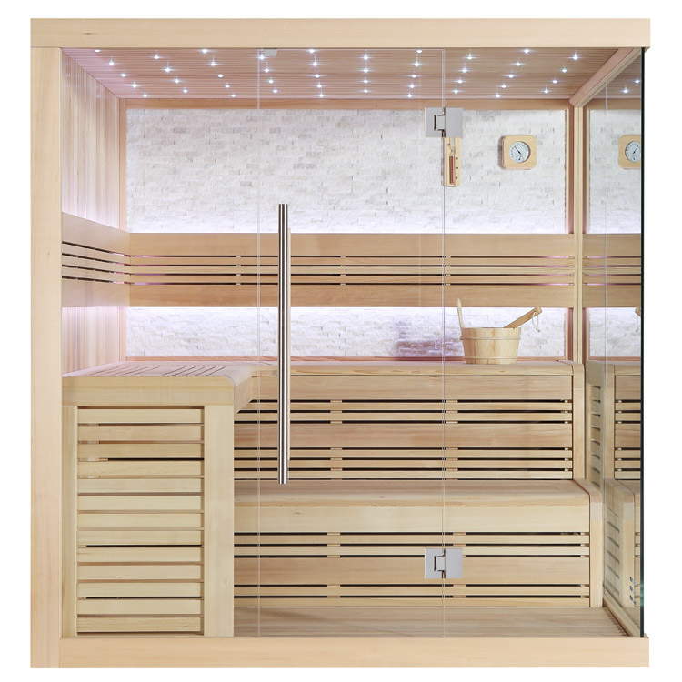 Finse Sauna | Hemlock | 200x200 | Zonder saunakachel | R6650O2 galerijafbeelding 7