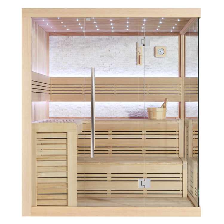 Finse Sauna | Hemlock | 180x180 | Zonder saunakachel | R6650P2 galerijafbeelding 7