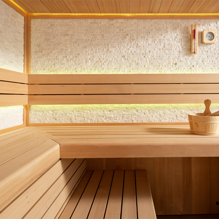 Finse Sauna | Hemlock | 220x220 | 9kW Cilindro | R6156N galerijafbeelding 10