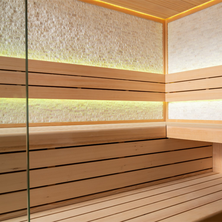Finse Sauna | Hemlock | 200x200 | 9kW Cilindro | R6156O galerijafbeelding 2